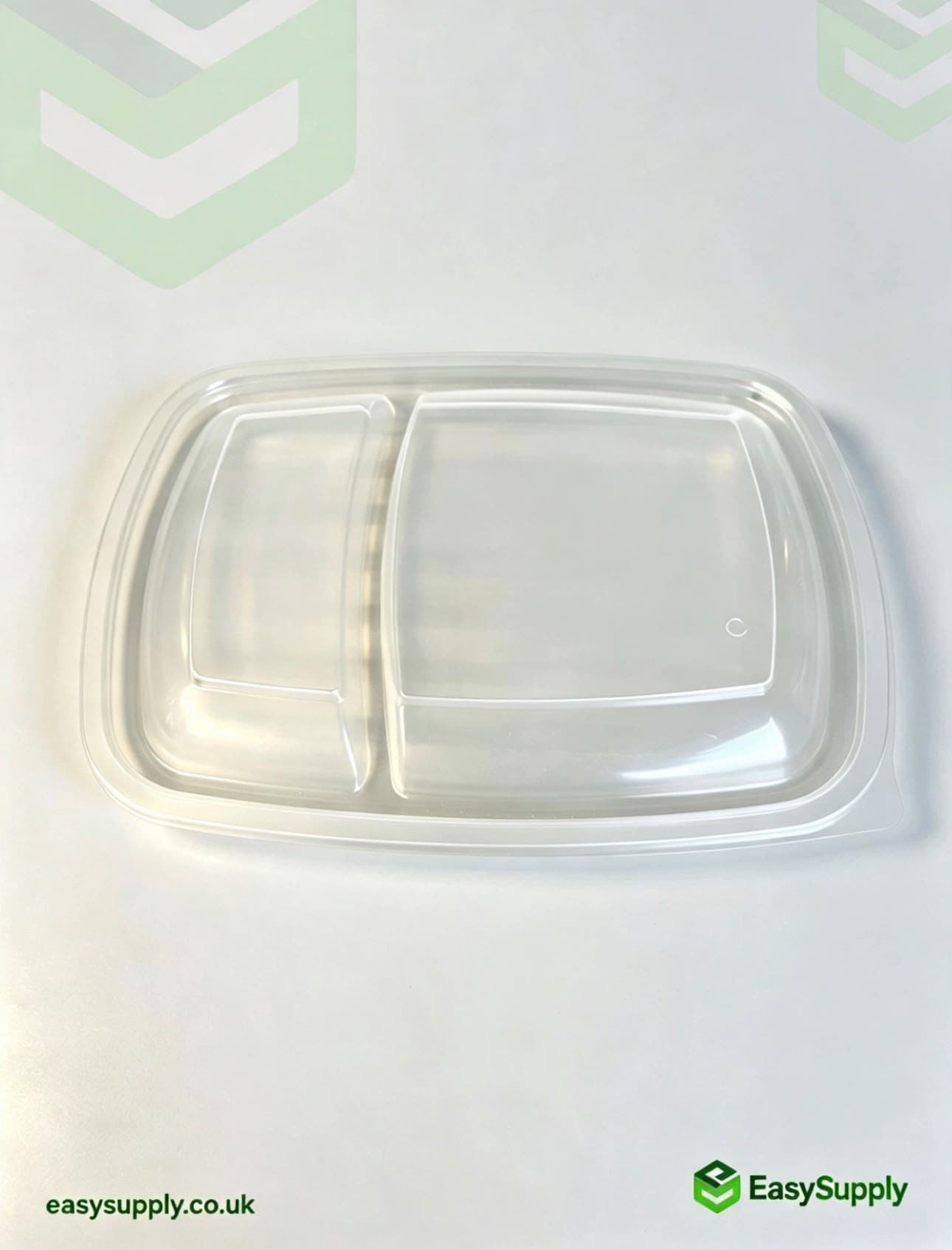 PP Lid for Rectangular 2-Compartment Container (23x17cm)