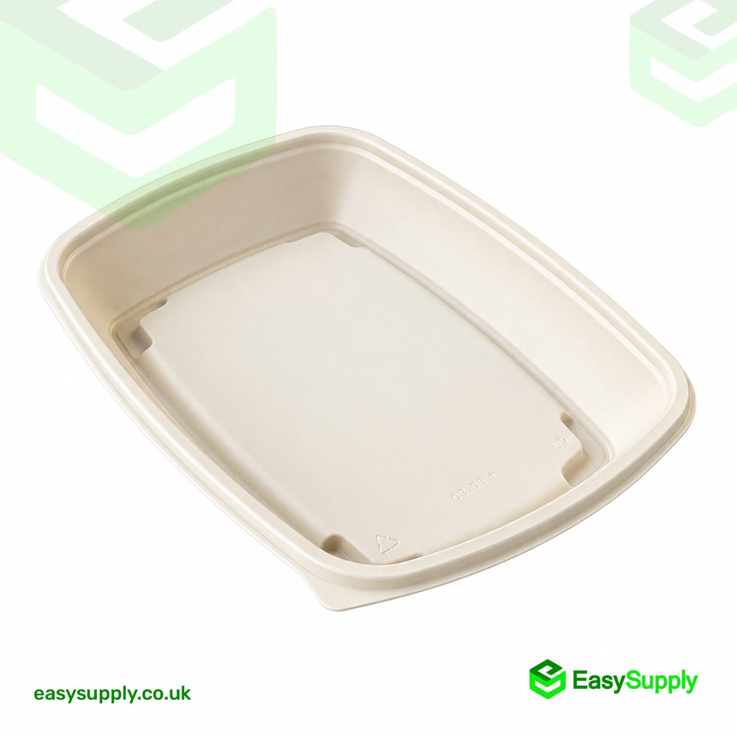 Sabert Rectangular Container Natural 600ml