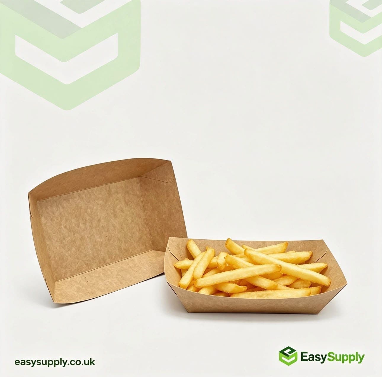 Small Takeaway Kraft Chippy Tray