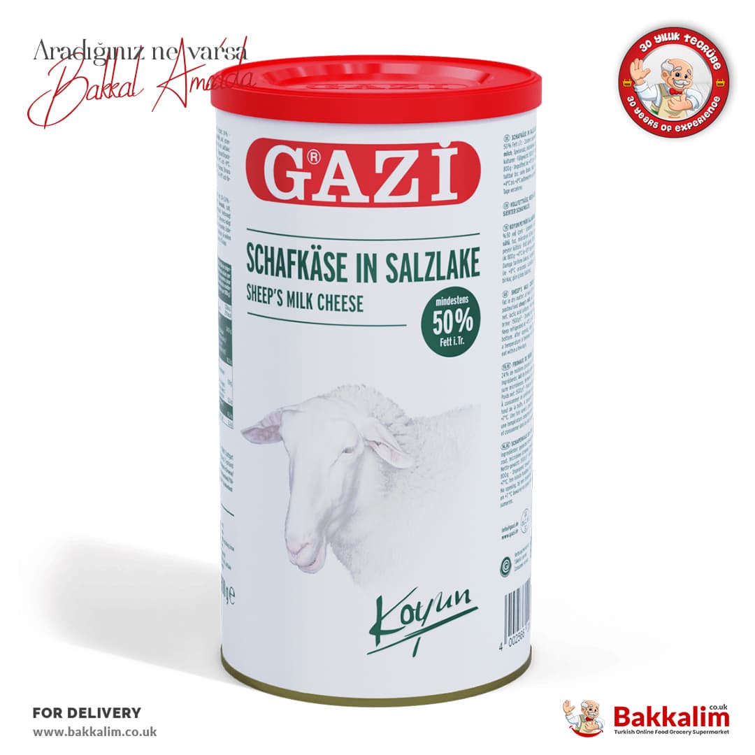 Gazi Sheep's Milk White Cheese Min %50 Fat N800 G