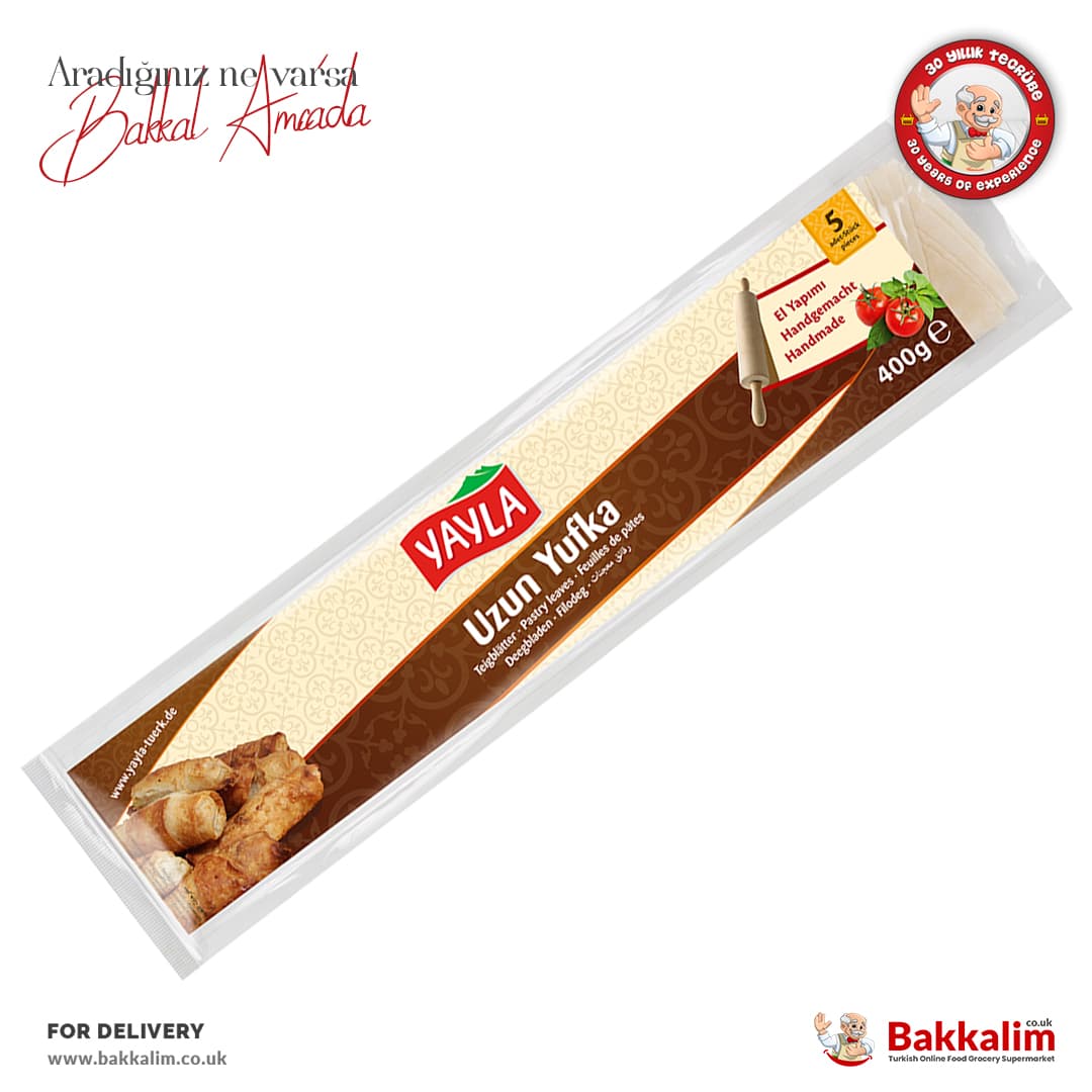 Yayla Long Filo Pastry Leaves 400 G