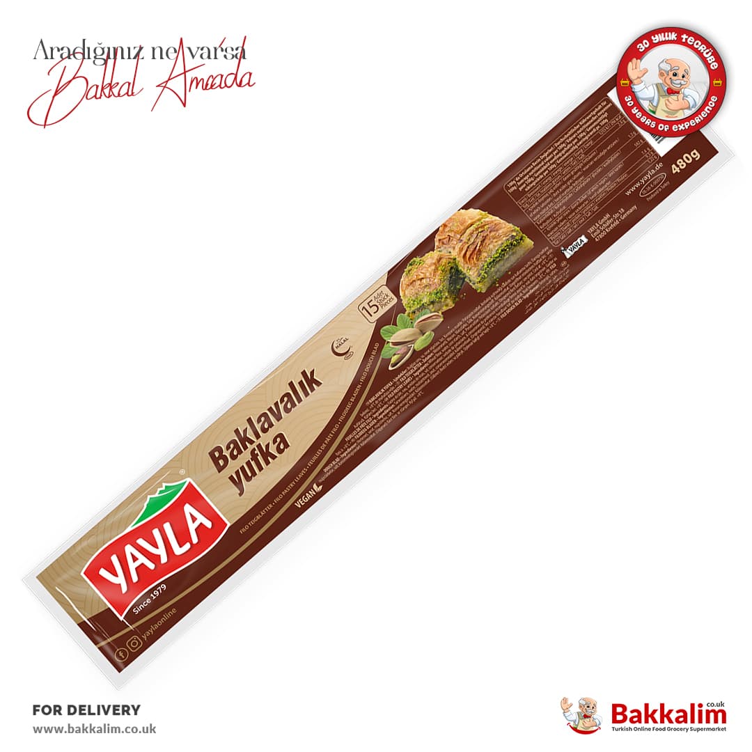 Yayla Filo Pastry Leaves 480 G