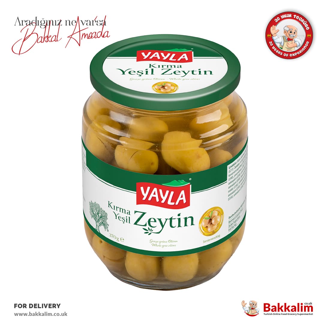 Yayla Broken Green Olives 370 G