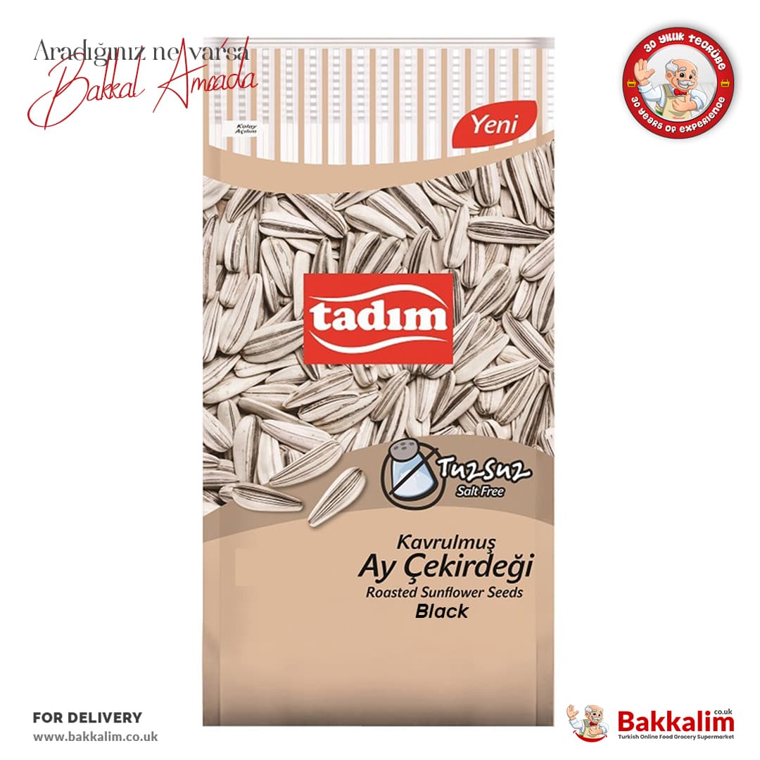 Tadim Black Sunflower Seeds Roasted and Unsalted 270 G