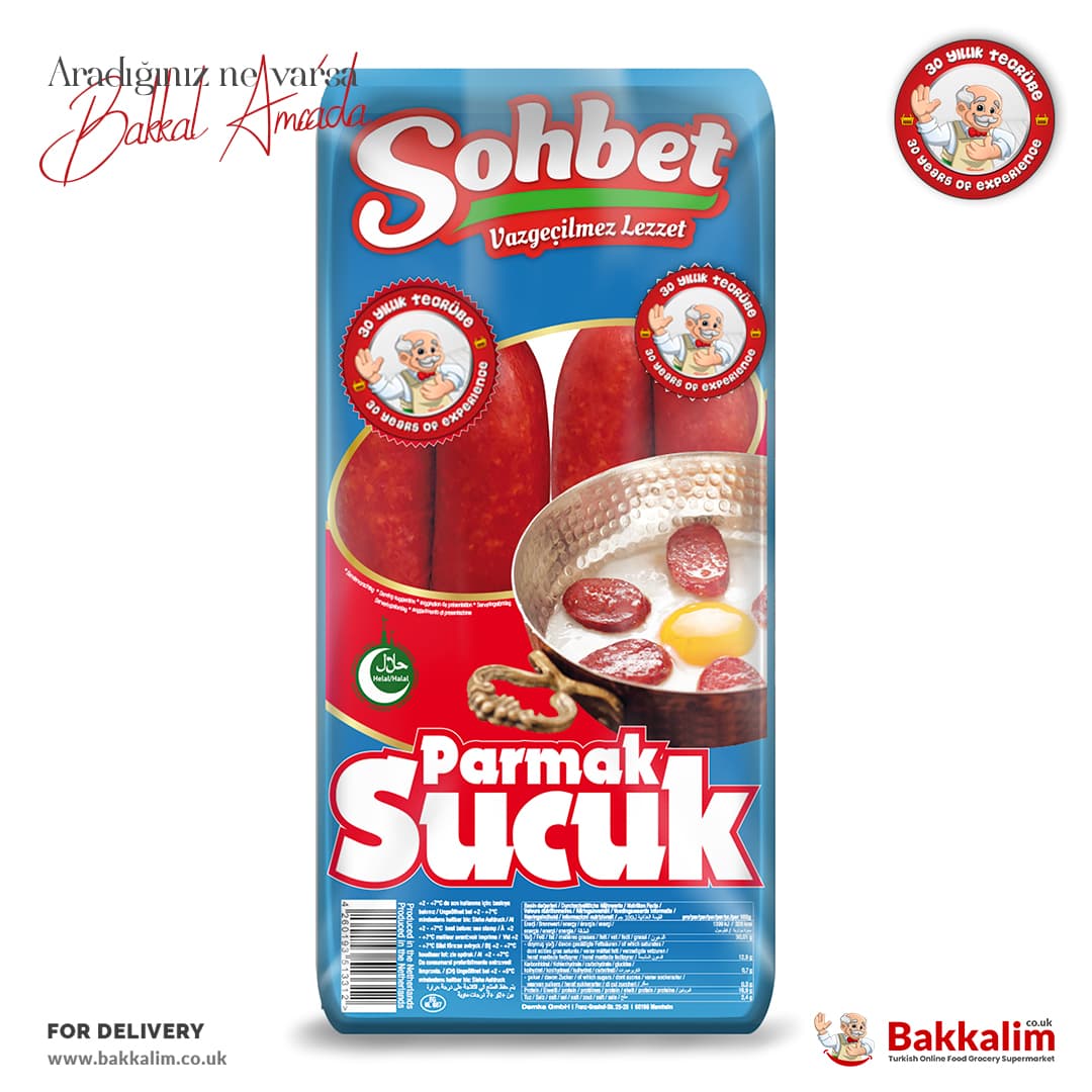 Sohbet Finger Garlic Sausage 200 G