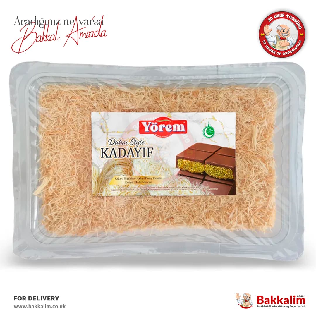 Yorem Dubai Chocolate style Roasted Pastry Threads Kadayif 200 G