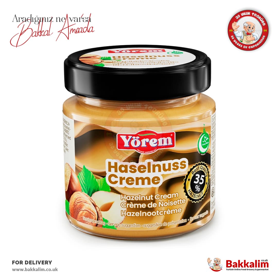 Yorem %35 Hazelnut Cream 220 G