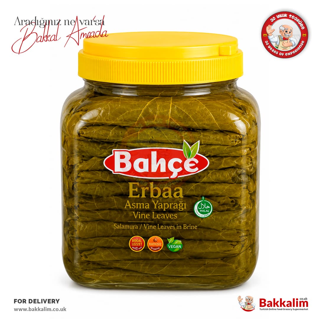 Bahce Erbaa Vine Leaves In Brine 1900 G