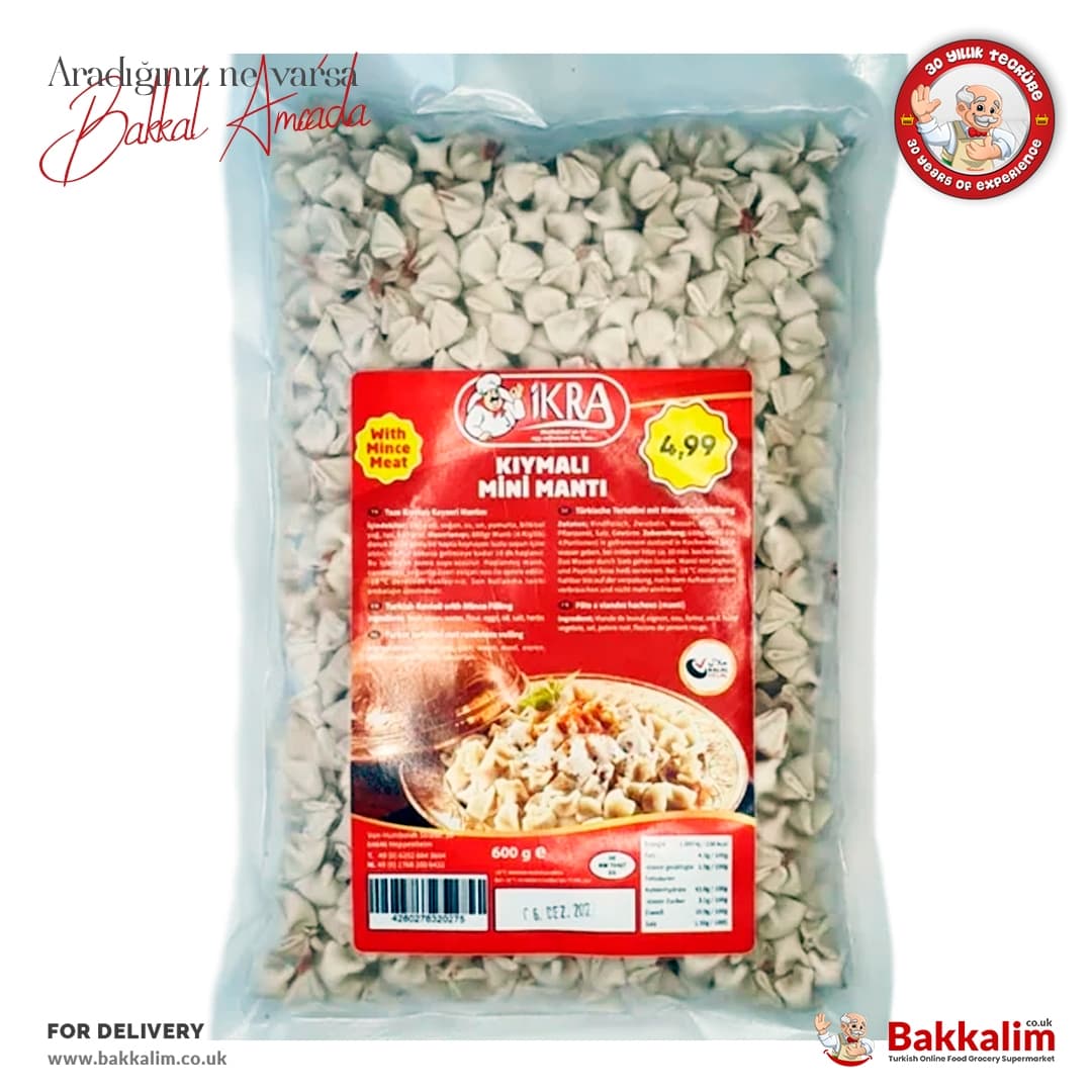 Ikra 600 G Mini Turkish Ravioli with Mince Meat