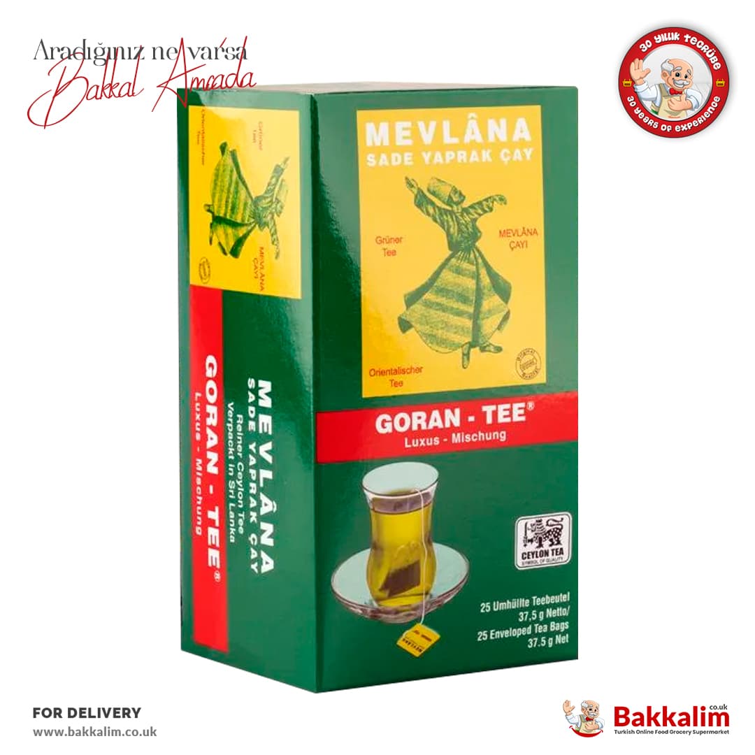 Mevlana Goran Green Tea 25 Bags