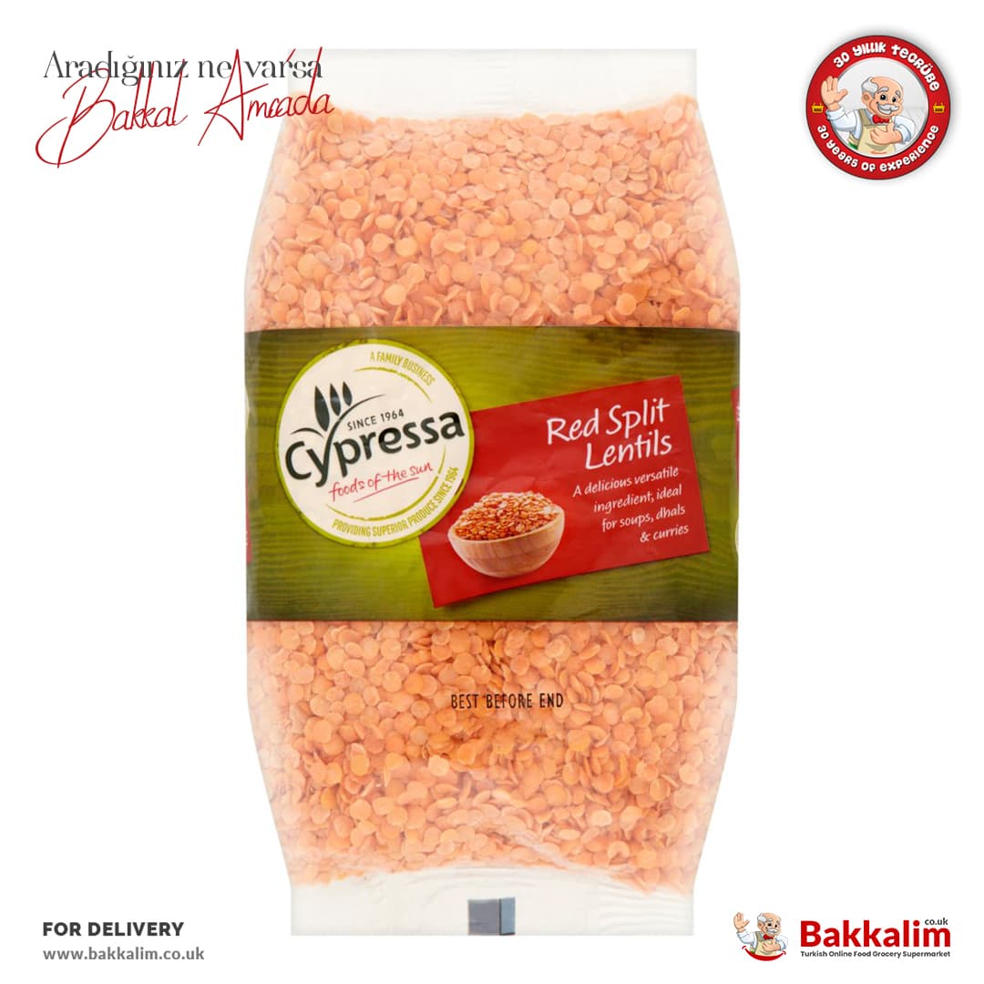 Cypressa Red Split Lentils 1000 G