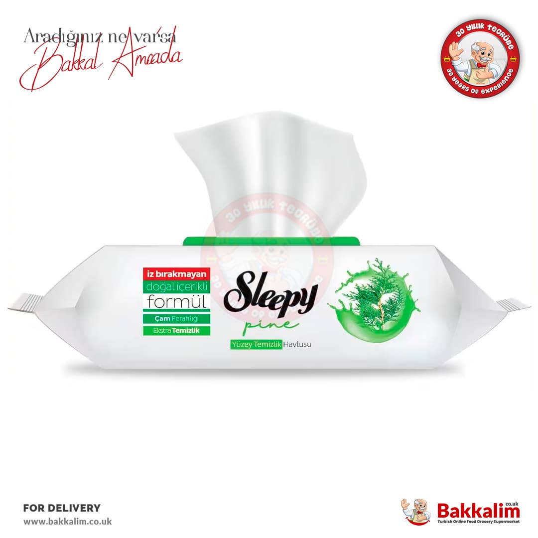 Sleepy Pine Freshness Surface Cleaning Wipes 100 Sheets