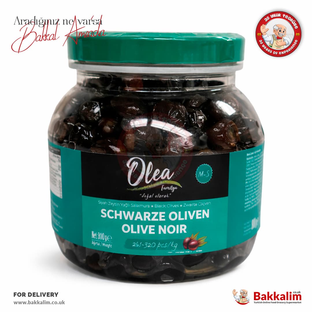 Olea M - S Oily Black Olives N800 G