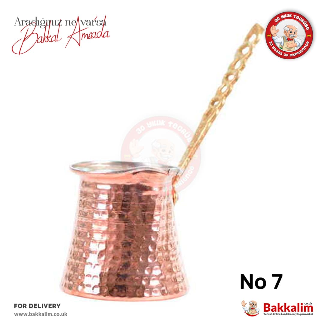 Turkish Copper Coffee Pot No 7