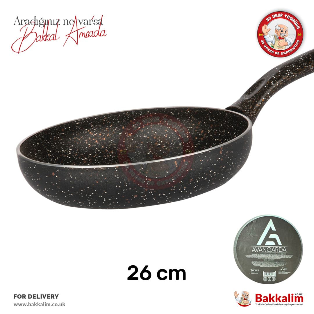 Avangarda 26 cm Frying Pan Non Stick Aluminium - Granite