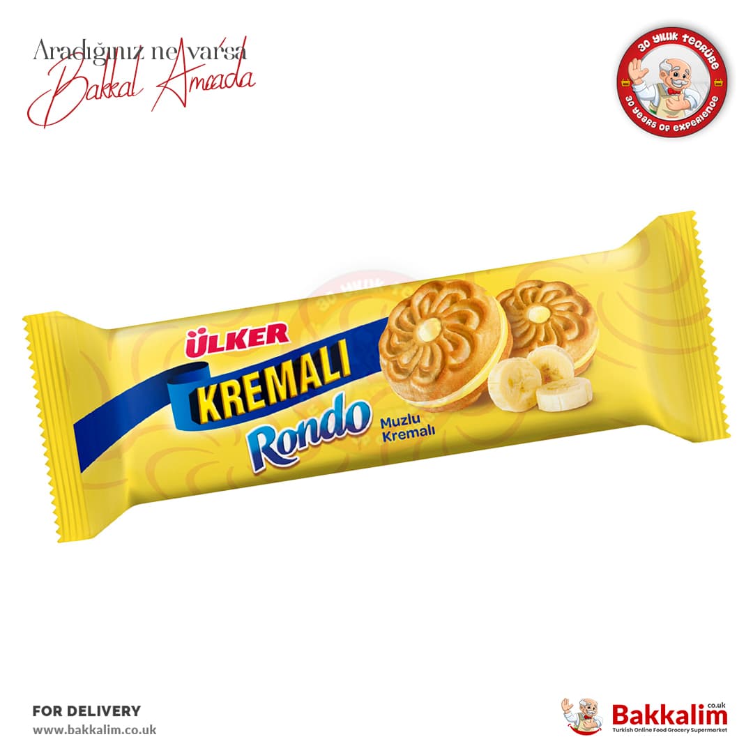 Ulker Banana Cream Biscuits 61 G