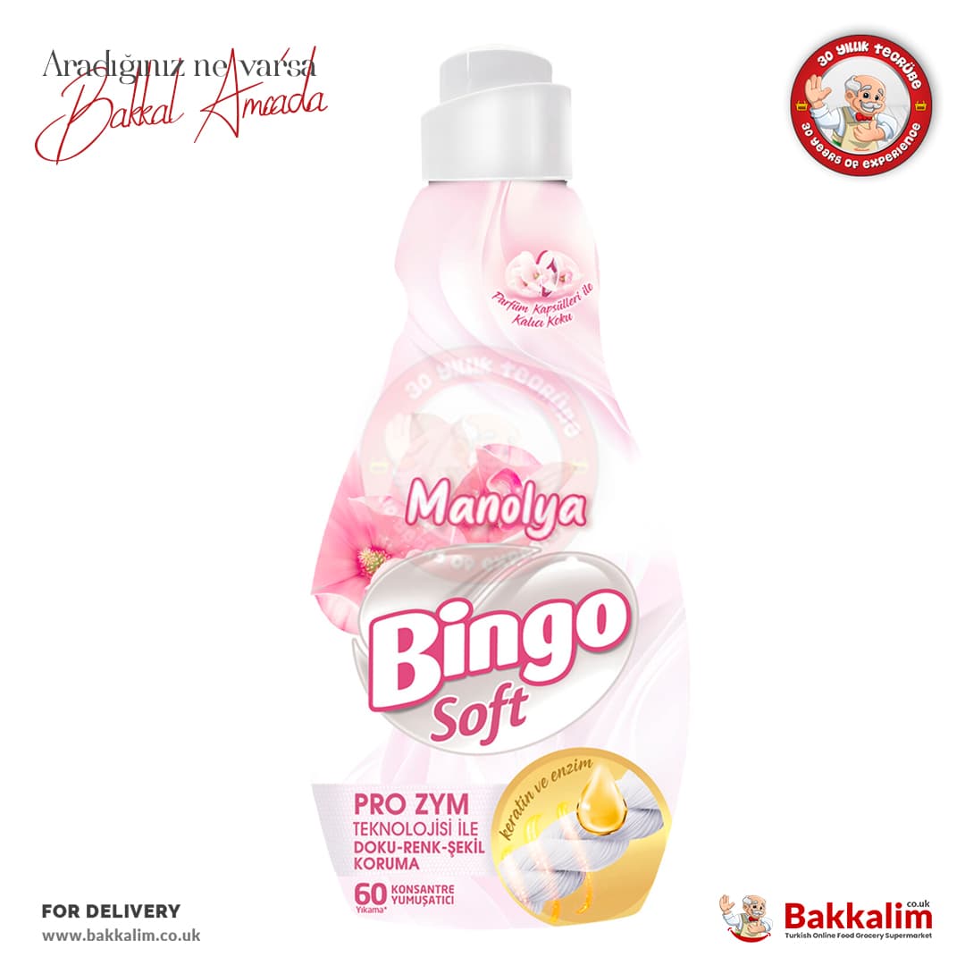 Bingo Soft Magnolia Concentrated Fabric Softener 1440 ml
