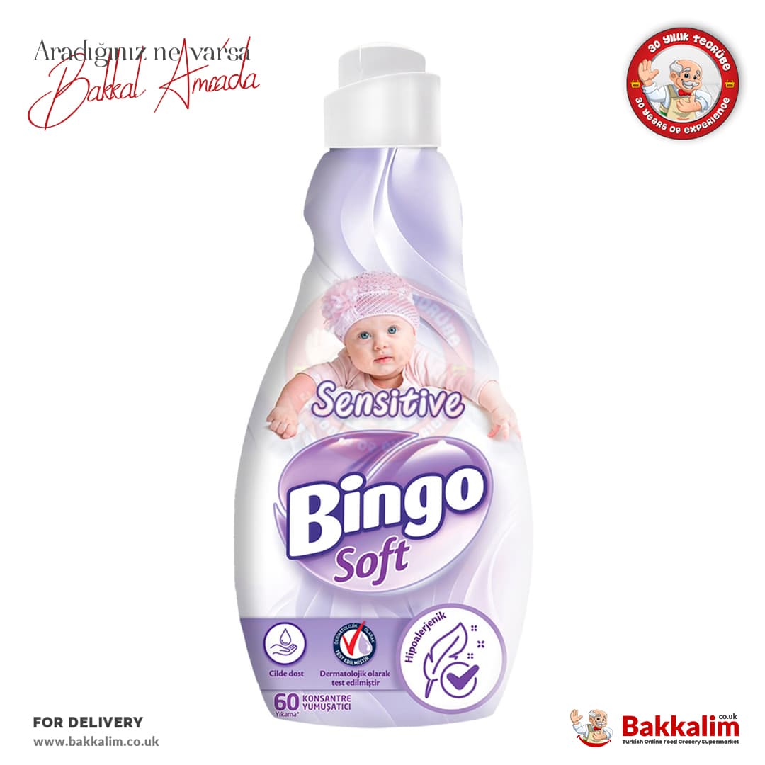 Bingo Soft Sensitive Concentrated Fabric Softener 1440 ml