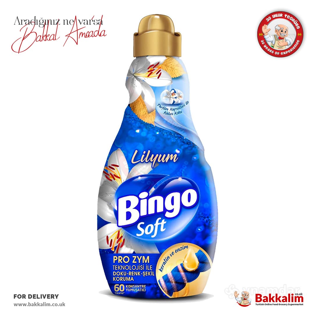 Bingo Soft Lily Concentrated Fabric Softener 1440 ml