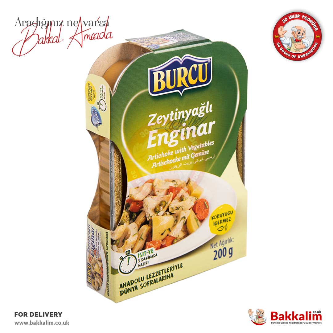 Burcu Artichokes with Olive Oil Vegetables 200 G