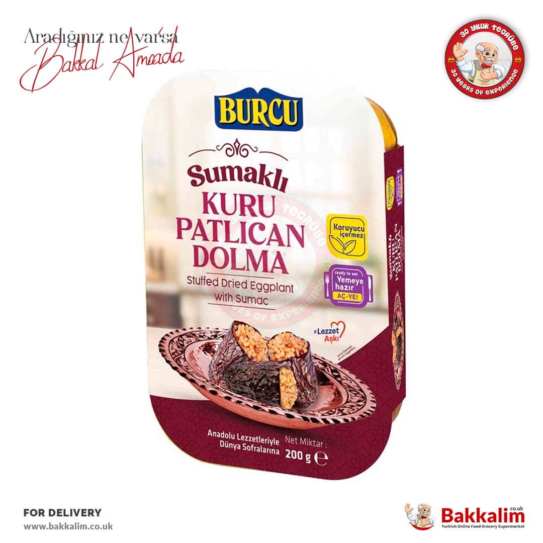 Burcu Stuffed Dried Eggplant with Sumac 200 G