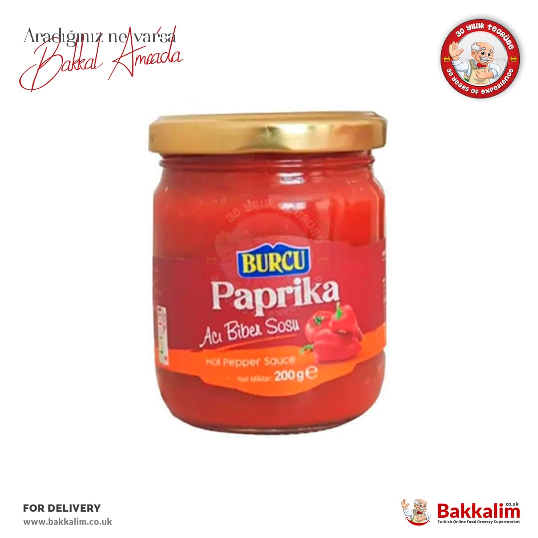 Burcu Hot Pepper Sauce 200 Gr