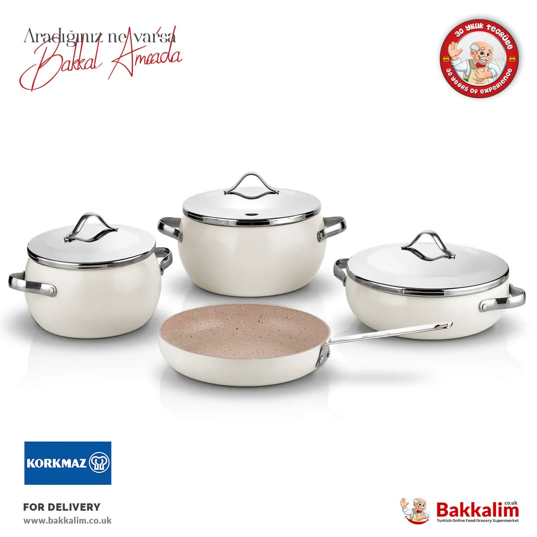 Korkmaz Lumia Cookware Set A2674 7 Pcs