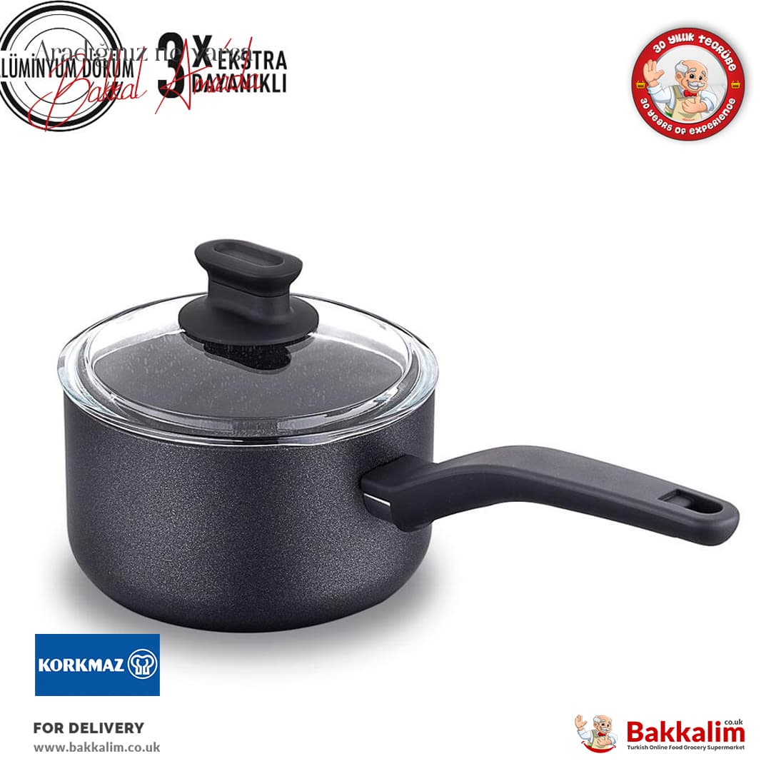 Korkmaz Lina  18x9 cm Black Sauce Cookware A2870