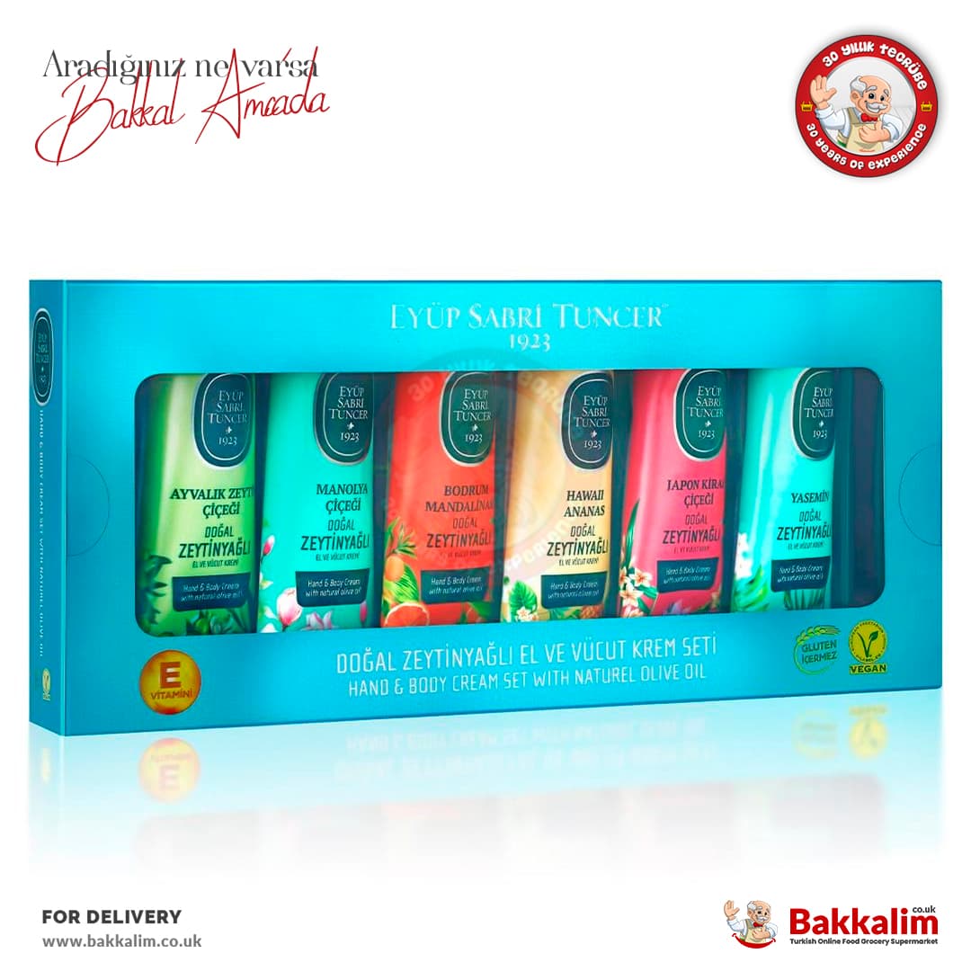 Eyup Sabri Tuncer Hand and Body Cream with Natural Olive Oil 6 Pcs