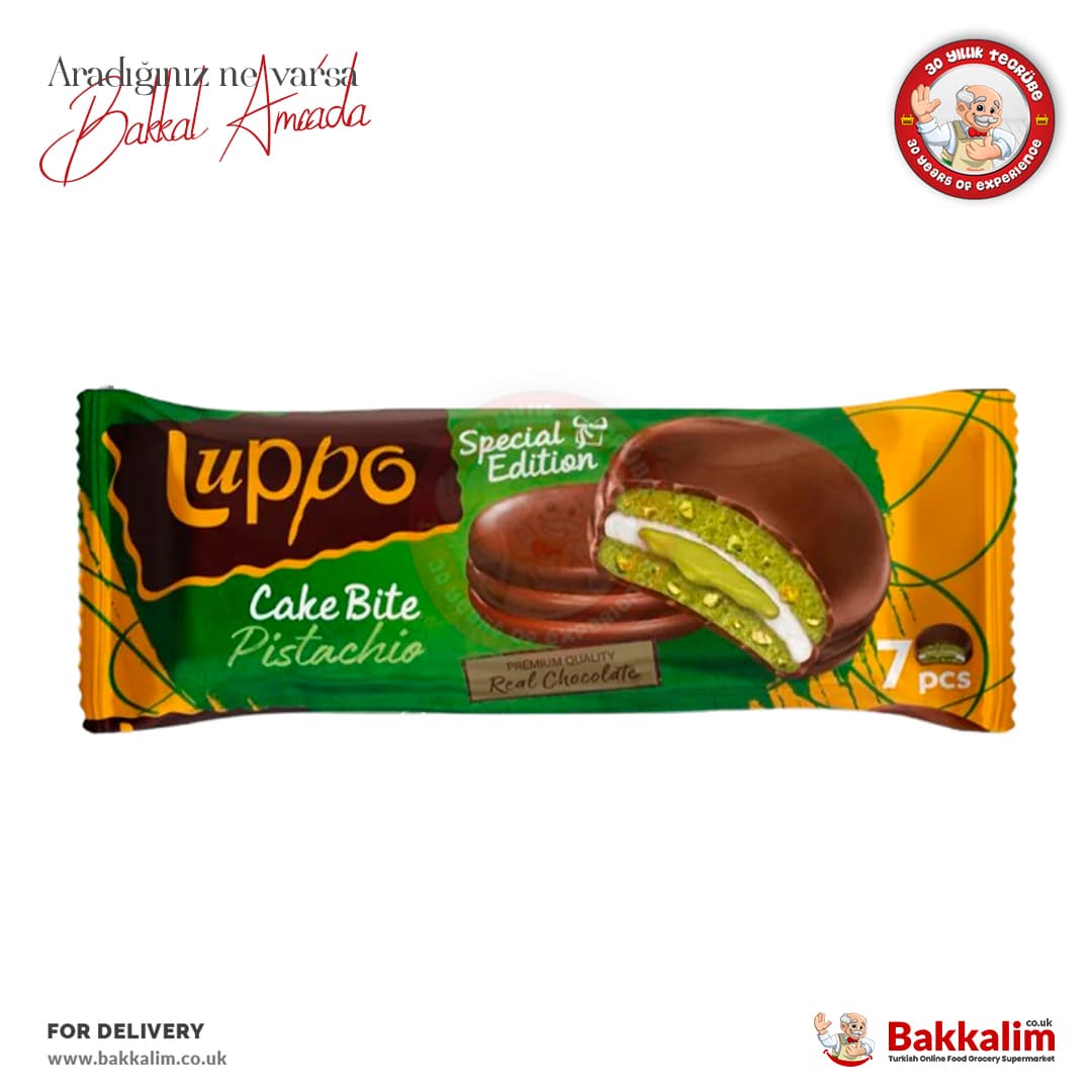Luppo Cake Bite Pistachio Special Edition 7 Pcs 182 G