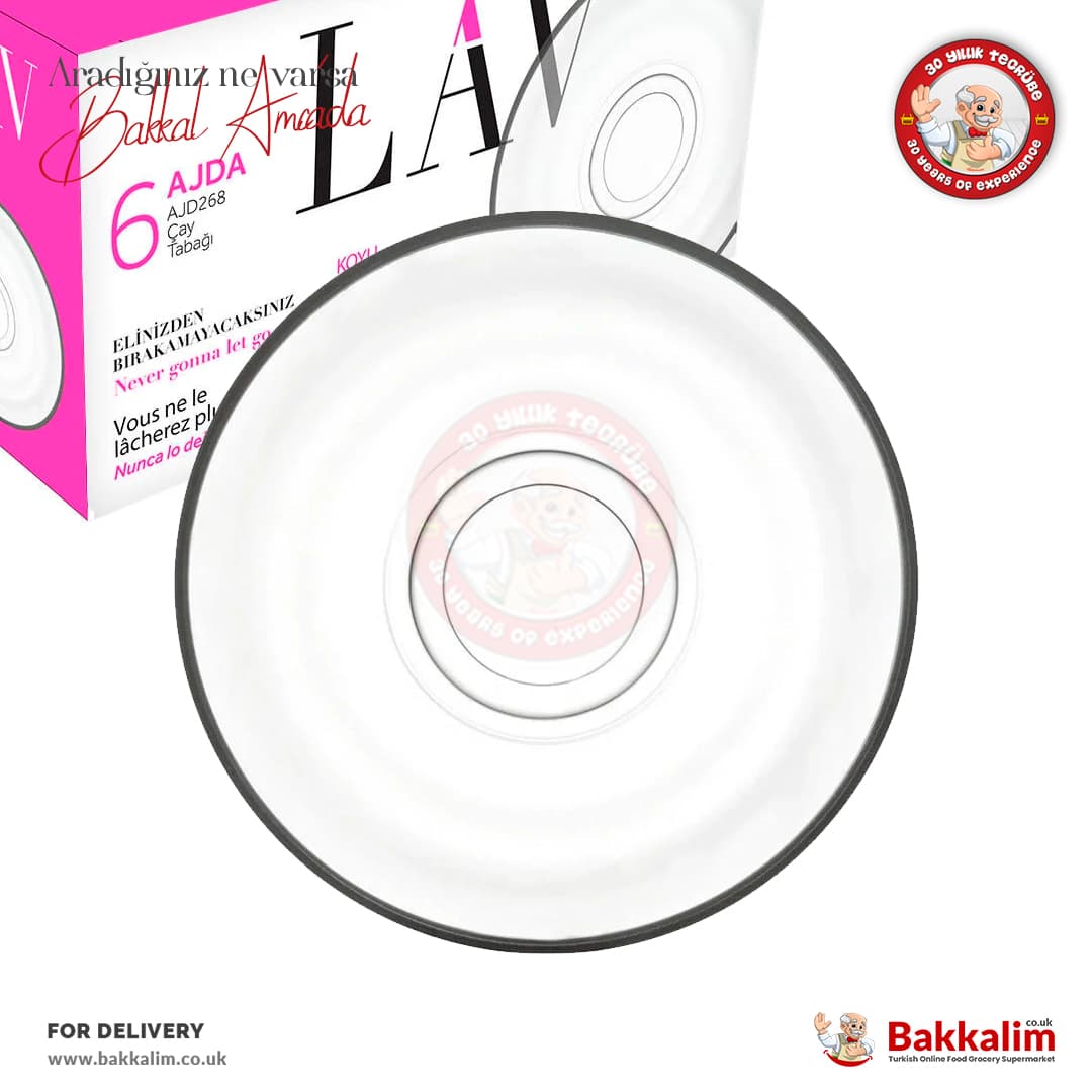 LAV Ajda AJD268 Tea Saucer 6 Pcs