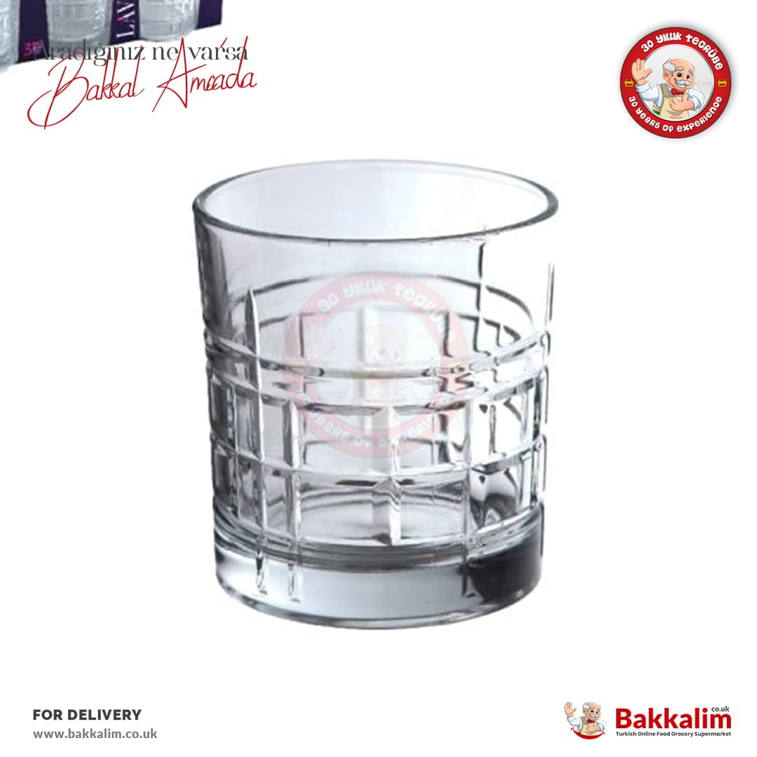 LAV Brit Whiskey Glass 325 cc 3 Pcs