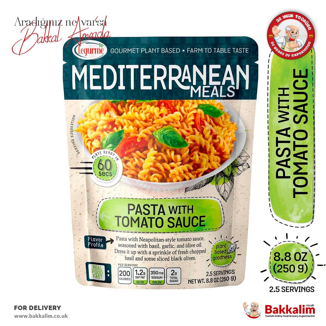 Legurme Pasta with Tomato Sauce Ready Eat 250 G