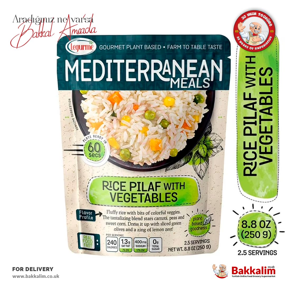 Legurme Rice Pilaf with Vegetables Ready Eat 250 G
