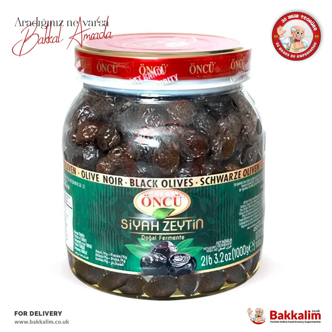 Oncu Dehyrated Black Olives N1000 G