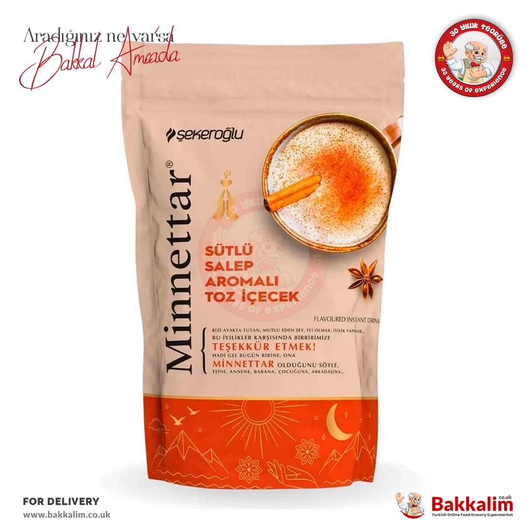 Sekeroglu Minnettar Milky Sahlep flavoured Instant Drink 200 G