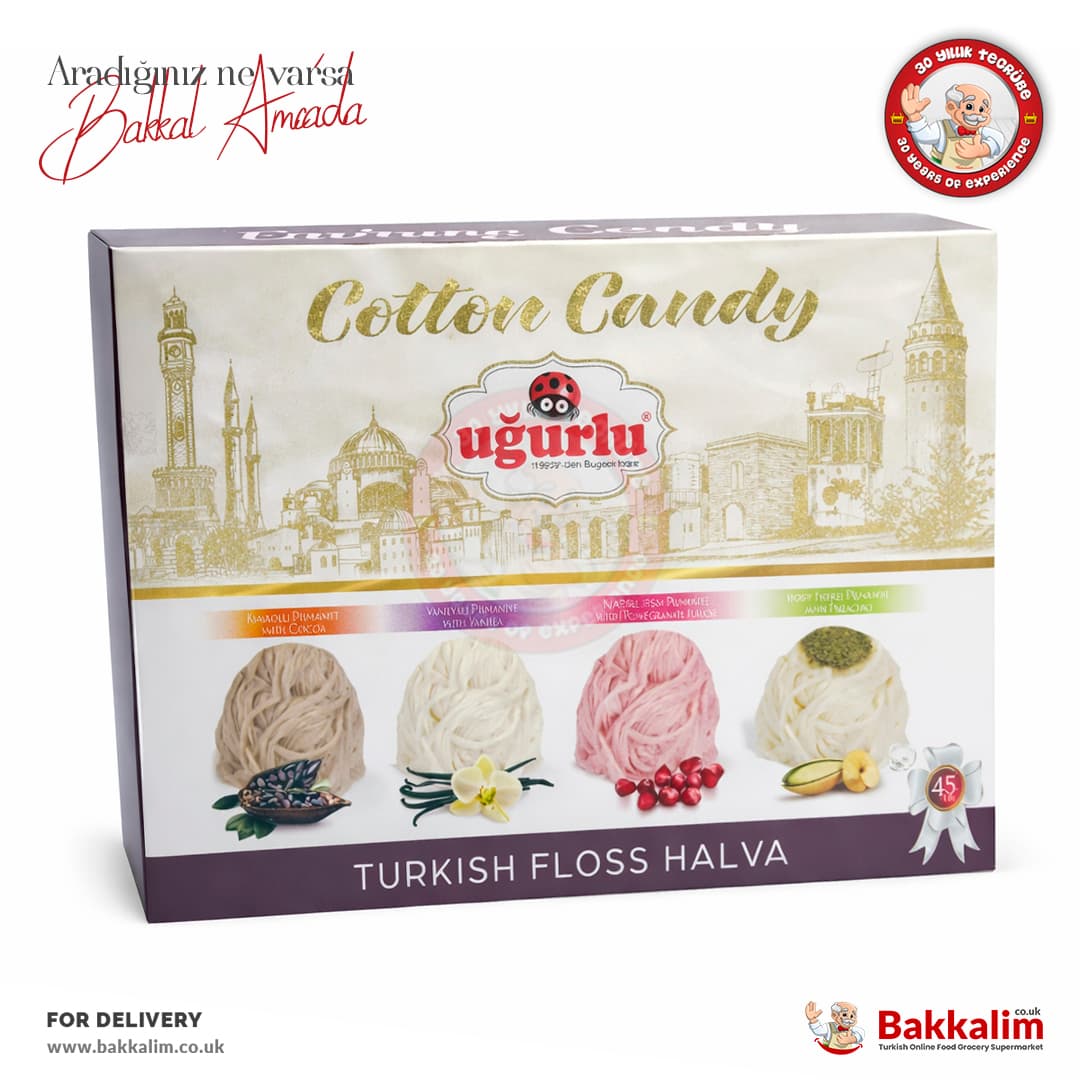 Ugurlu Lux Mix Turkish Floss Halva 240 G
