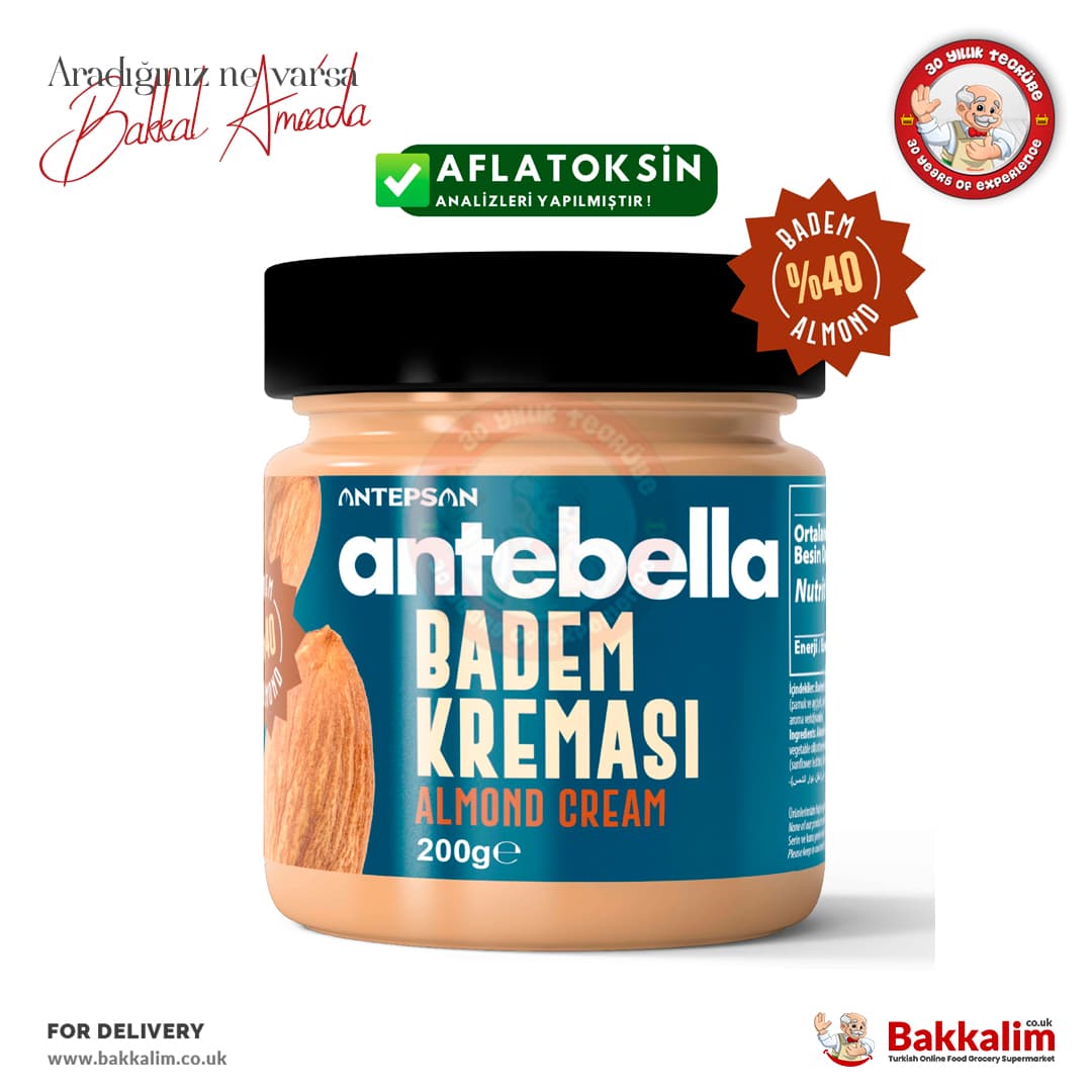 Antebella %40 Almond Cream 200 G