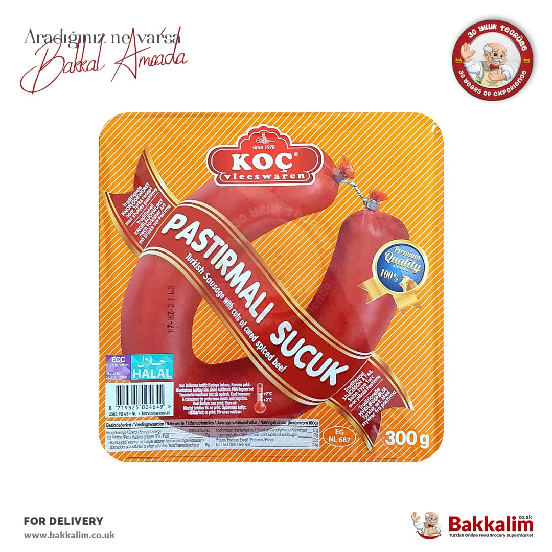 Koc Kayseri style Sucuk with Pastirma 300 G