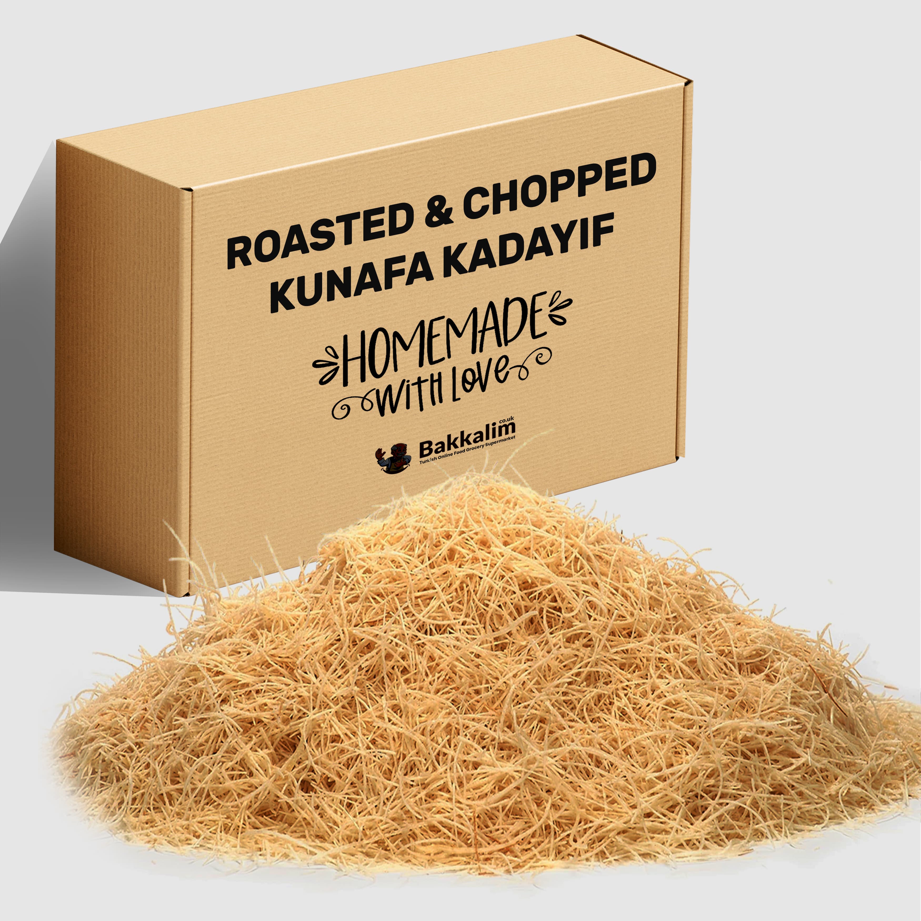 Bakkalim Homemade Daily Roasted Dried and Chopped Kunafa Kadayif 500 G