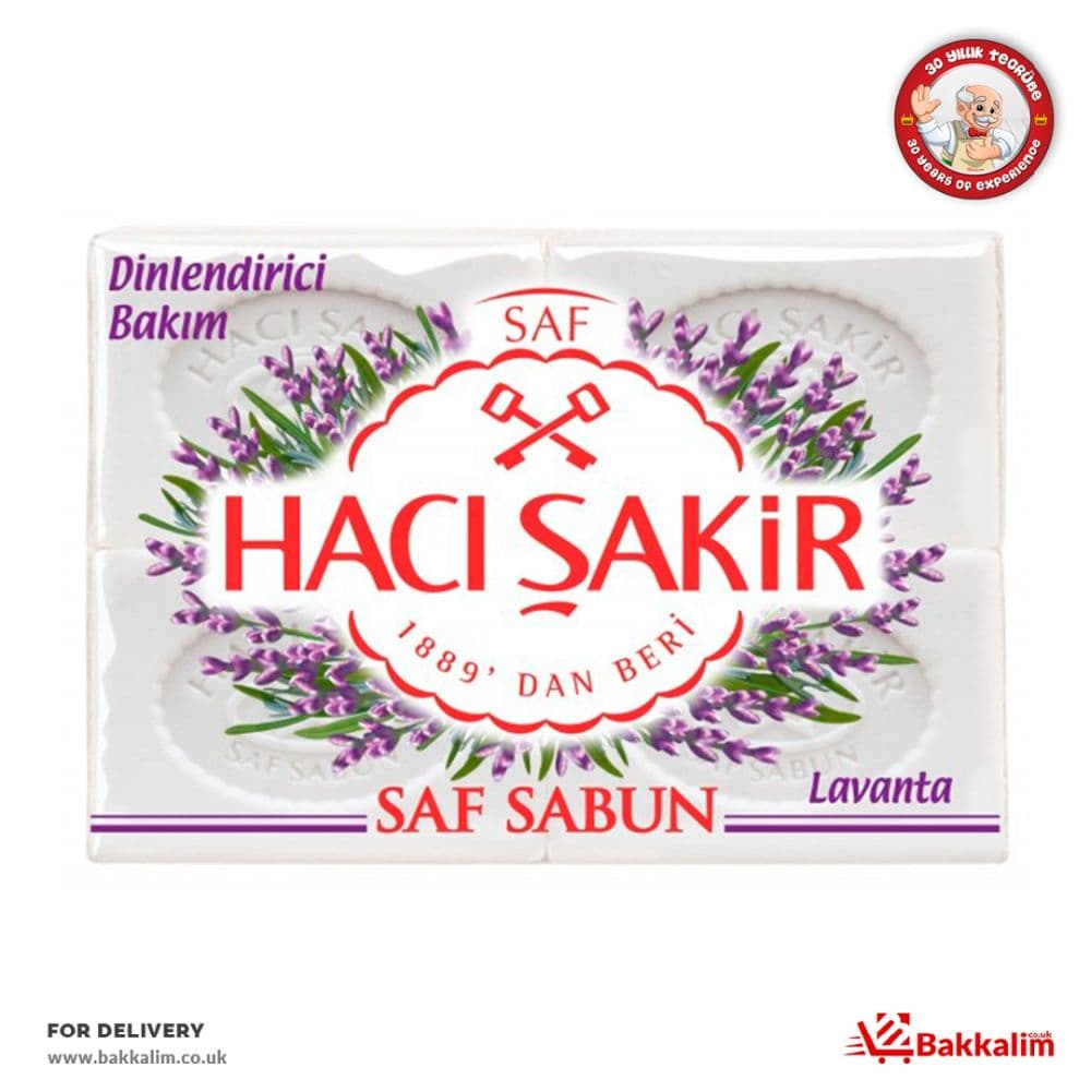 Hacı Şakir 175 Gr 4 Pcs Soothing Lavender Pure Soap