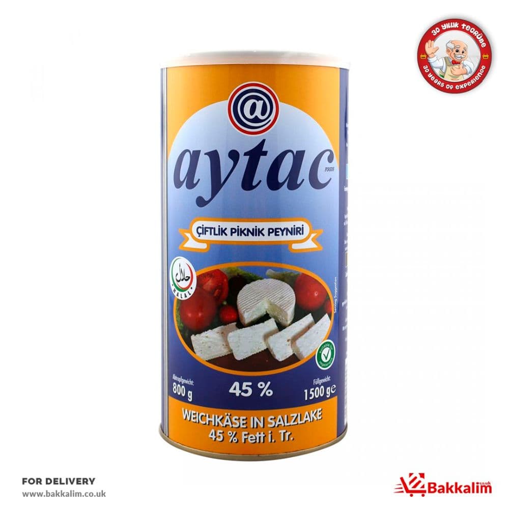 Aytac 800 Gr 45 Fat Farm Picnic Cheese
