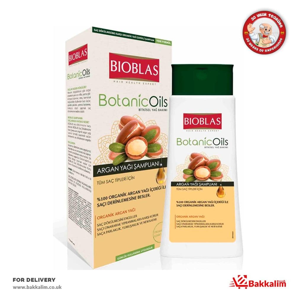 Bioblas 360ml Argan Oil Shampoo