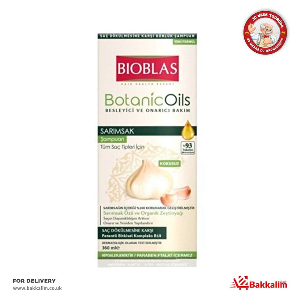 Bioblas 360ml Garlic Shampoo