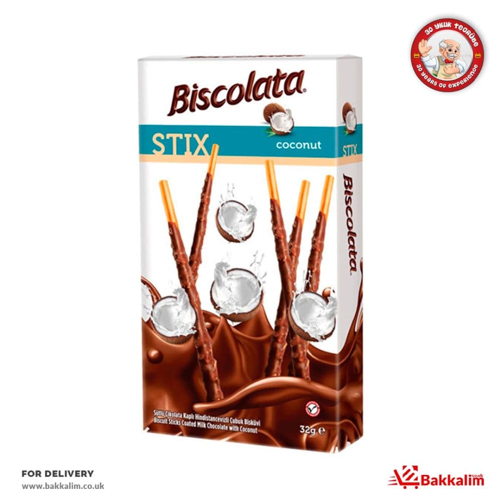 Biscolata 32 Gr Stix Coconut