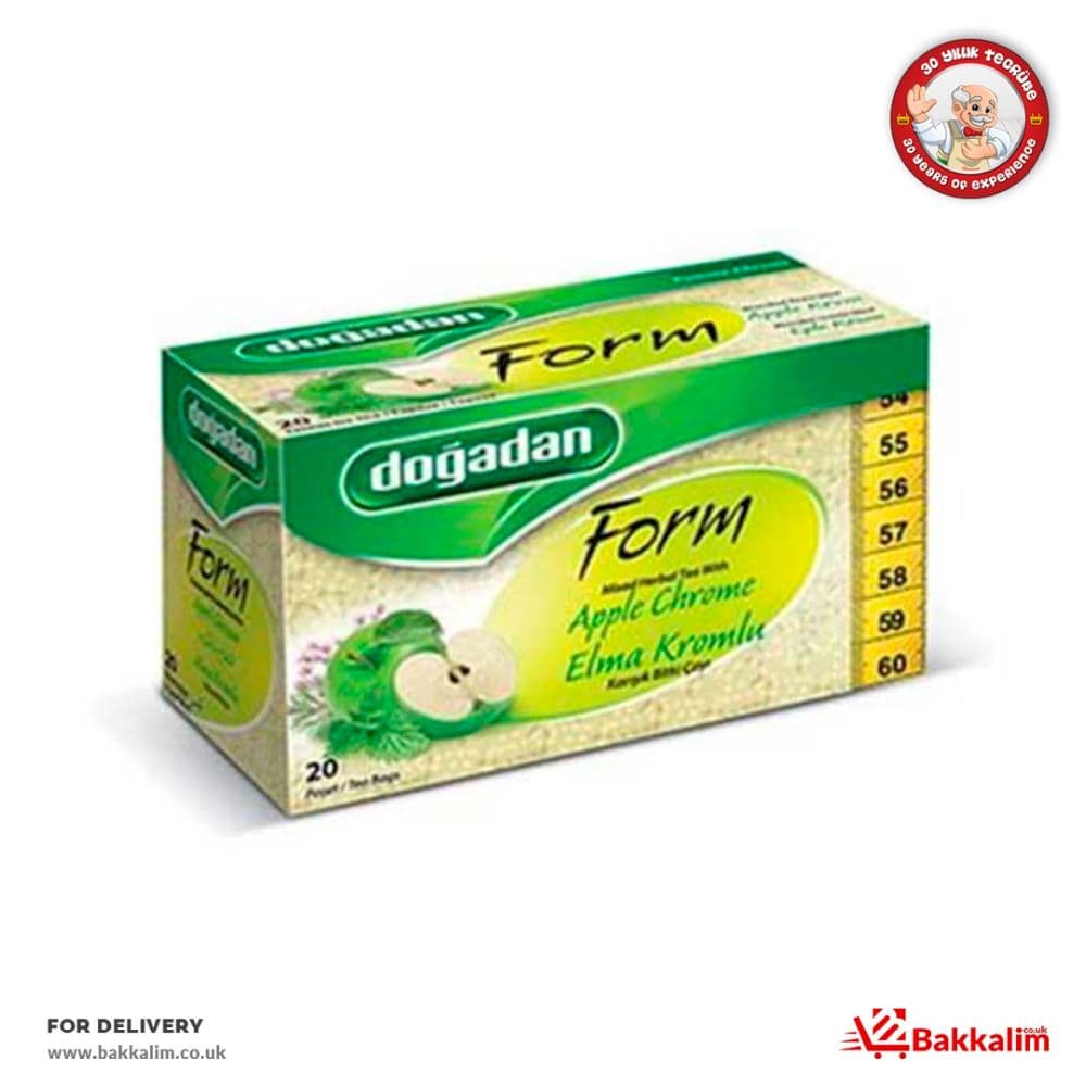 Dogadan 20 Bags Form Mixed Herbal Tea With Apple Chrome