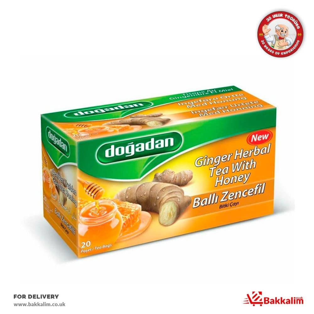 Dogadan 20 Bags Ginger Herbal Tea With Honey