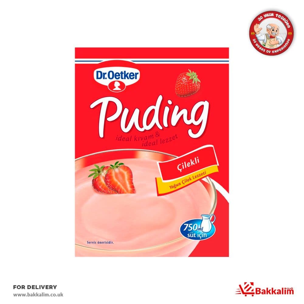 Dr Oetker 120 Gr Strawberry Pudding