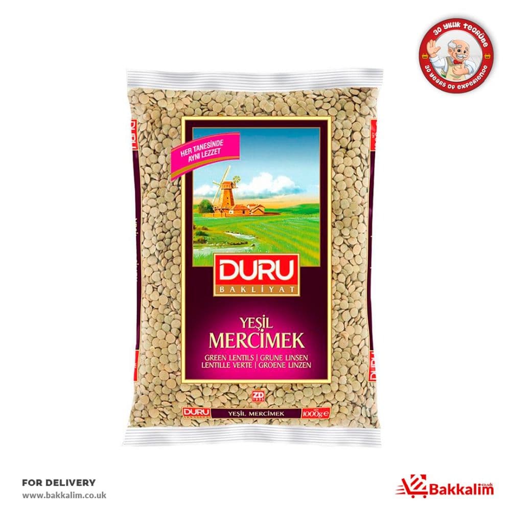 Duru 1000 Gr Green Lentils
