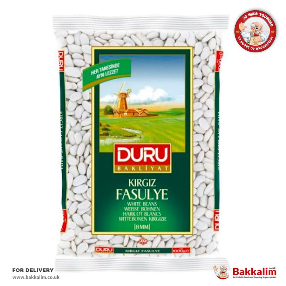 Duru 1000 Gr Kirgiz White Beans 8mm